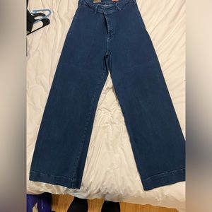 Pilcro The Skipper Wideleg Jeans | Size 30